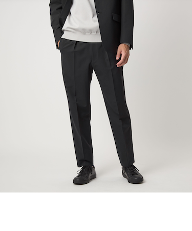 A+ PERTEX UNLIMITED リラックス イージー 1プリーツ スラックス -ストレッチ-