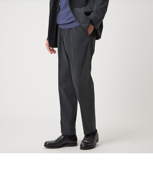 A+ コーデュロイ スタンダード イージー スラックス -ウォッシャブル・ストレッチ-