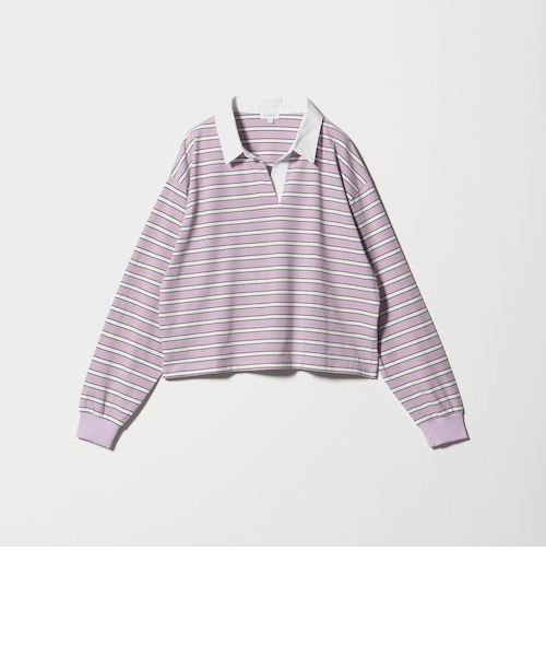 MACHATT マチャット　ボーダーラガーシャツ　グリーン CANTERBURY 太ピッチ ボーダー ラガーシャツ XL 緑 白 - メルカリ