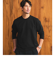 【WEB限定】JUST fit クリーン カノコ ジャケイン 長袖 Tシャツ -抗菌-