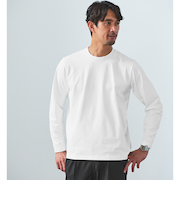 【WEB限定】JUST fit クリーン カノコ ジャケイン 長袖 Tシャツ -抗菌-