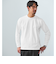 【WEB限定】JUST fit クリーン カノコ ジャケイン 長袖 Tシャツ -抗菌-