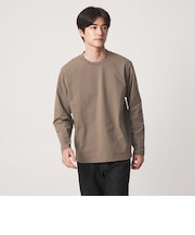 【WEB限定】JUST fit クリーン カノコ ジャケイン 長袖 Tシャツ -抗菌-