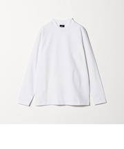 【WEB限定】JUST fit クリーン カノコ モックネック 長袖 Tシャツ -抗菌-