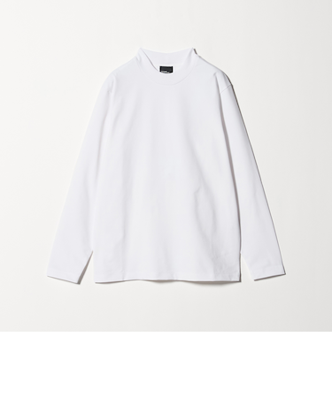【WEB限定】JUST fit クリーン カノコ モックネック 長袖 Tシャツ -抗菌-