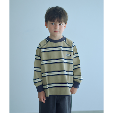 【別注】＜UNIVERSAL OVERALL＞ボーダー プルオーバー / キッズ  100cm-130cm