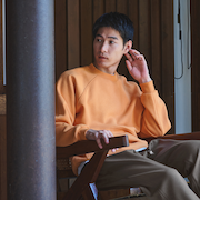 【別注/WEB限定】<3/2 WORKS>GLR ヴィンテージライク 長袖 スウェット