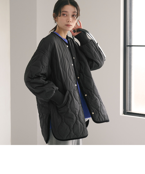 size SHORTあり］リバーシブル キルティング ブルゾン ウォッシャブル