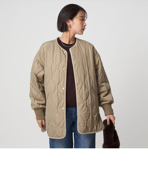 ［size SHORTあり］リバーシブル キルティング ブルゾン ウォッシャブル 撥水