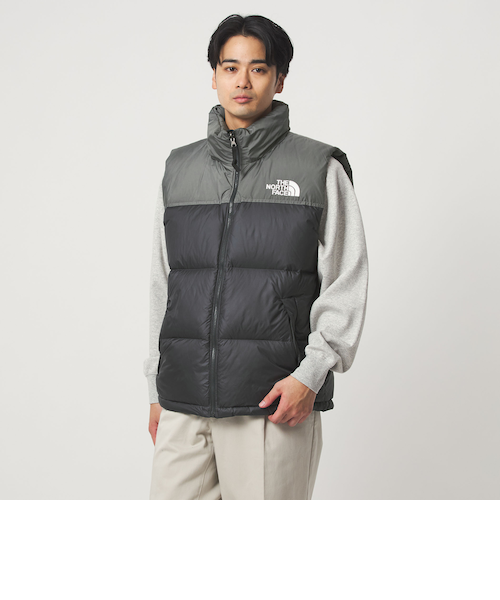 TAION ビッグシルエット ミリタリー ナイロン ダウンベスト 手洗い可能 セール】*【SHIPS別注】TAION:〈手洗い可能〉ビッグシルエット