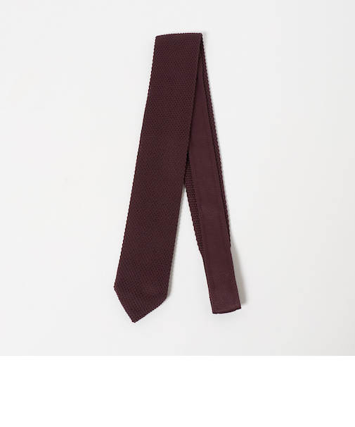 GLR ポリエステル ウォッシャブル ニット ソリッド ネクタイ ニットタイ