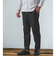 【WEB限定】JUST fit ウールライク 1プリーツ イージースラックス パンツ -ストレッチ-