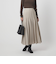 シアー プリーツ スカート