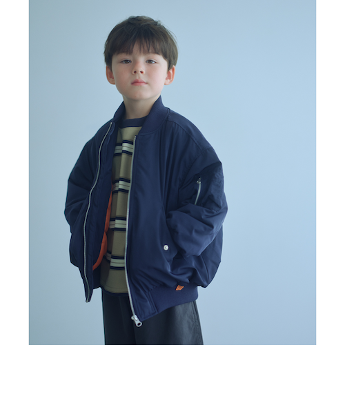 別注】＜UNIVERSAL OVERALL＞MA-1 / キッズ 110cm-130cm｜グリーン