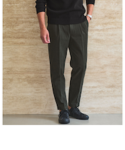 【WEB限定】JUST fit コーデュロイ 1プリーツ イージースラックス パンツ -ストレッチ-