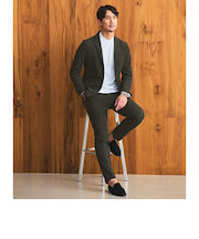 【WEB限定】JUST fit コーデュロイ ナロー セットアップ -ストレッチ-