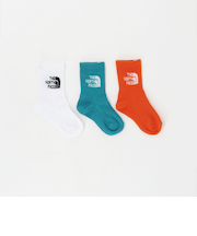 ＜THE NORTH FACE＞ジャカード ロゴ 3P クルー / 靴下 / キッズ