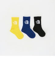 ＜THE NORTH FACE＞ジャカード ロゴ 3P クルー / 靴下 / キッズ