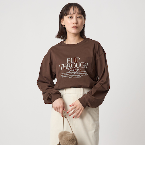 ブックストア ロゴ ロングスリーブ Tシャツ