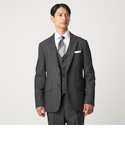 A+ TWPU バーズアイ 2B スリム ジャケット -ウォッシャブル・ストレッチ-