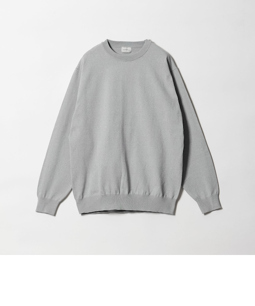 A+ MOULINE ポリエステル クルーネック ニット -ウォッシャブル-