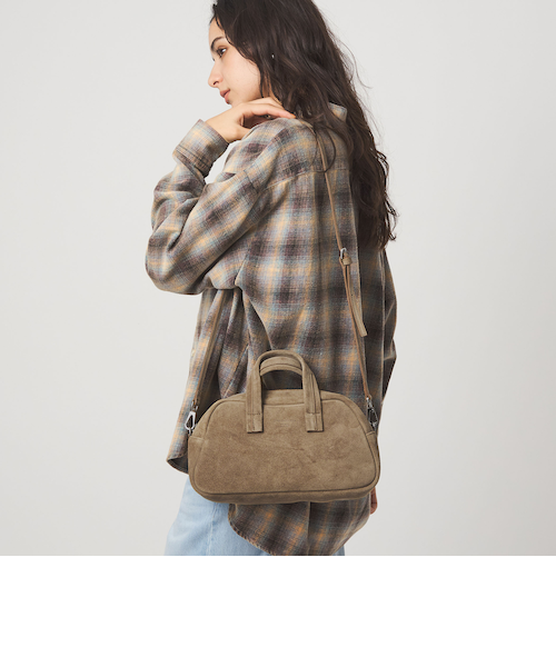 chiiiibag スエードボストン BON様専用【大人気】chiiiibag スエードボストン チーバッグ