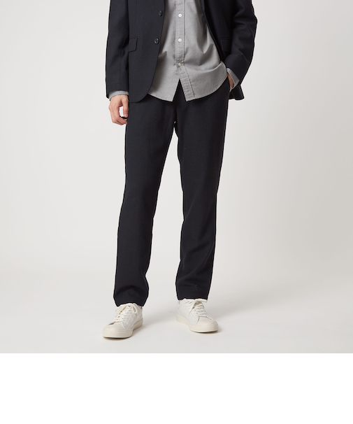 ウォッシャブル ホームスパン ナロー ユーティリティパンツ S1 -ストレッチ-