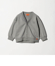 【別注】<UNIVERSAL OVERALL>Vネック 裏毛 カーディガン / キッズ 100cm-130cm