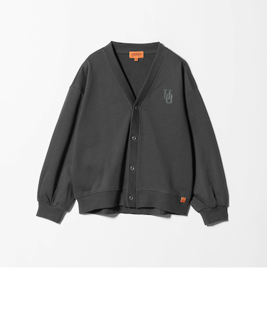 【別注】<UNIVERSAL OVERALL>Vネック 裏毛 カーディガン / キッズ 140cm-160cm