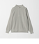 ＜gim＞25F H/MLN ハーフジップ プルオーバー ニット -ウォッシャブル-