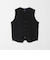 ＜gim＞25F H/MLN ニット ジレ ベスト -ウォッシャブル-