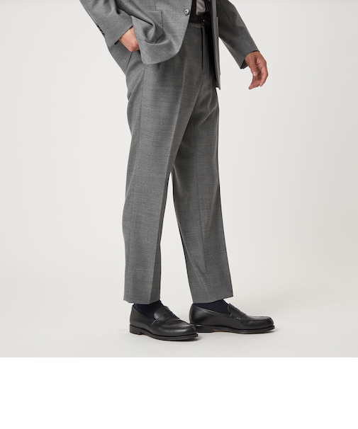 A+ TWPU ホームスパン スタンダード イージー スラックス -ウォッシャブル・ストレッチ-