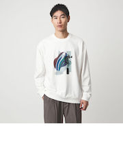 <Phospho Graphica>フレンチ ロングスリーブ Tシャツ スウェット
