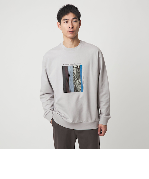 ＜Phospho Graphica＞フレンチ ロングスリーブ Tシャツ スウェット