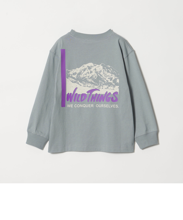 <WILD THINGS>プリント ロングTシャツ / キッズ 110cm-130cm