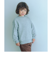 【WEB限定】裏毛 クルーネック プルオーバー / スウェット / トレーナー  / キッズ 100cm-160cm