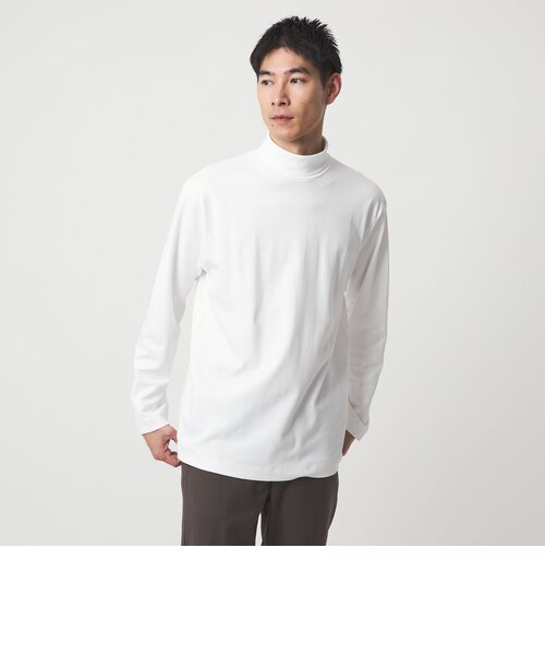 オーガニック スムース タートルネック カットソー｜グリーンレーベル