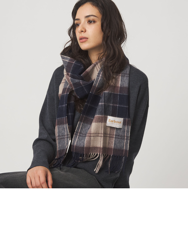 【国内EXCLUSIVE】＜Barbour＞タータンチェック マフラー
