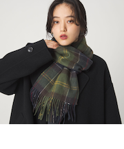 【国内EXCLUSIVE】＜Barbour＞タータンチェック マフラー