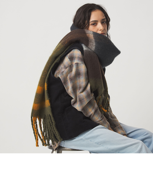 Barbour＞タータンチェック マフラー｜グリーンレーベル リラクシング