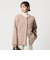 ［size SHORTあり］FOXブレンド セッケツ ノーカラー カーディガン