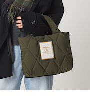 ＜Barbour＞キルティング トートバッグ（ミニ）