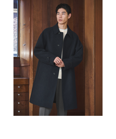 SENTDALE WOOL ステンカラーコート