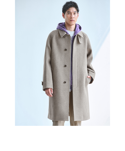 SENTDALE WOOL ステンカラーコート