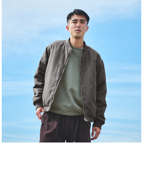 パデッド リバーシブル ジップ ブルゾン｜グリーンレーベル
