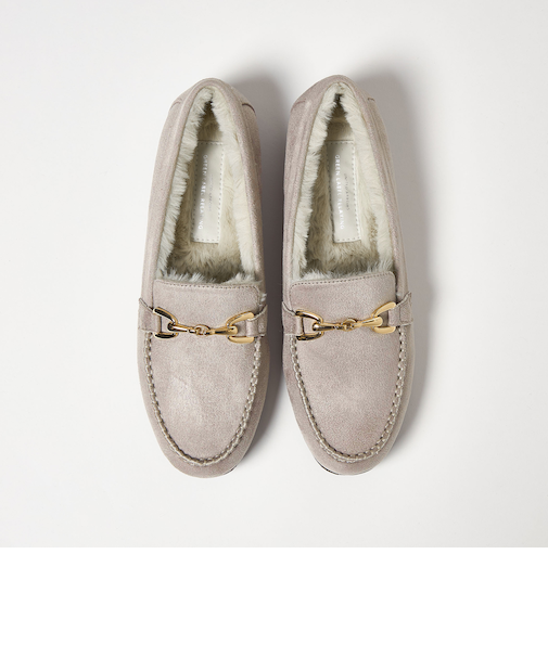 ウォームビット モカシン シューズ 撥水