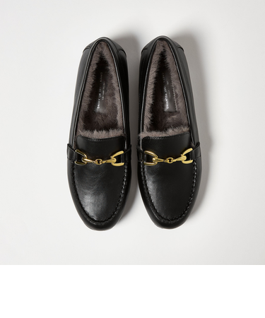 ウォームビット モカシン シューズ 撥水