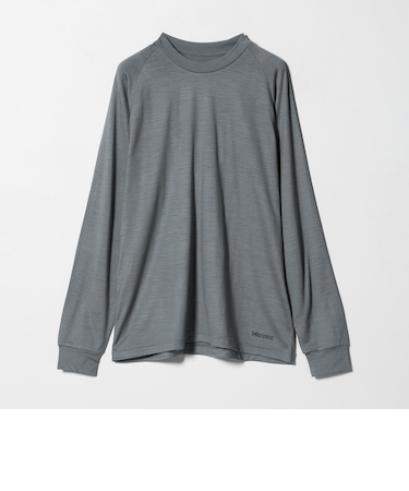 【別注】＜Marmot＞GLR メリノウール ロングスリーブ Tシャツ