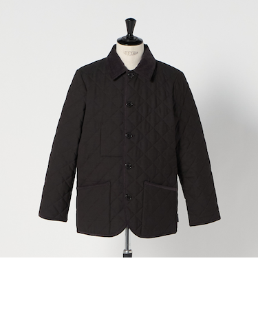 【別注】＜Traditional Weatherwear＞GLR バーズアイ ブラウン WAVERLY キルティングジャケット
