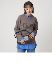 ロゴ ニット プルオーバー ウォッシャブル